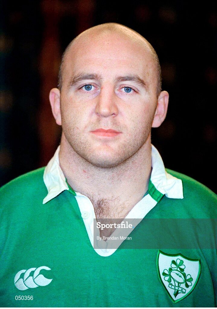 6 November 2000; Keith Wood, Ireland. Ireland Rugby Squad Portraits. Picture credit: Brendan Moran / SPORTSFILE