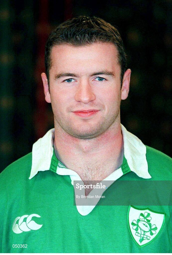 6 November 2000; Geordan Murphy, Ireland. Ireland Rugby Squad Portraits. Picture credit: Brendan Moran / SPORTSFILE