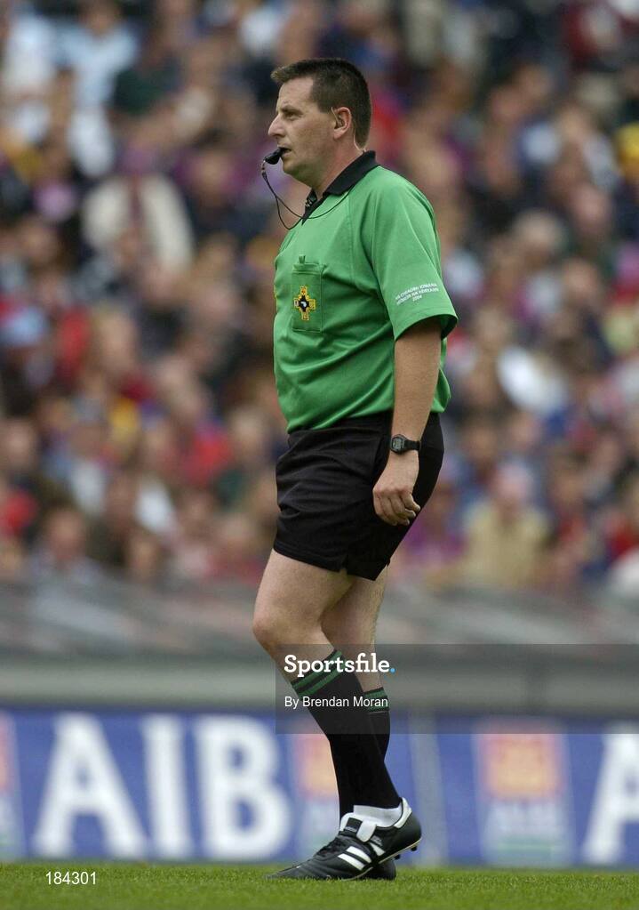24 July 2005; Brian Gavin, Referee. Guinness All-Ireland Senior Hurling Championship Quarter-Final, Wexford v Clare, Croke Park, Dublin. Picture credit; Brendan Moran / SPORTSFILE