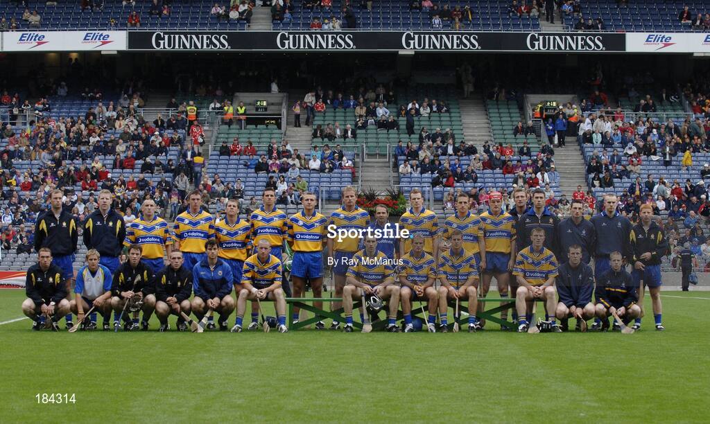 24 July 2005; The Clare squad. Guinness All-Ireland Senior Hurling Championship Quarter-Final, Wexford v Clare, Croke Park, Dublin. Picture credit; Ray McManus / SPORTSFILE