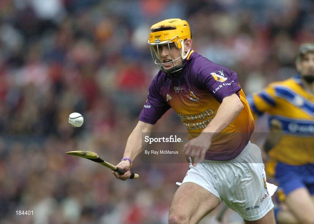 24 July 2005; Eoin Quigley, Wexford. Guinness All-Ireland Senior Hurling Championship Quarter-Final, Wexford v Clare, Croke Park, Dublin. Picture credit; Ray McManus / SPORTSFILE