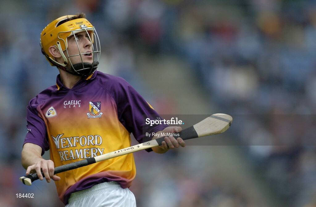 24 July 2005; Eoin Quigley, Wexford. Guinness All-Ireland Senior Hurling Championship Quarter-Final, Wexford v Clare, Croke Park, Dublin. Picture credit; Ray McManus / SPORTSFILE