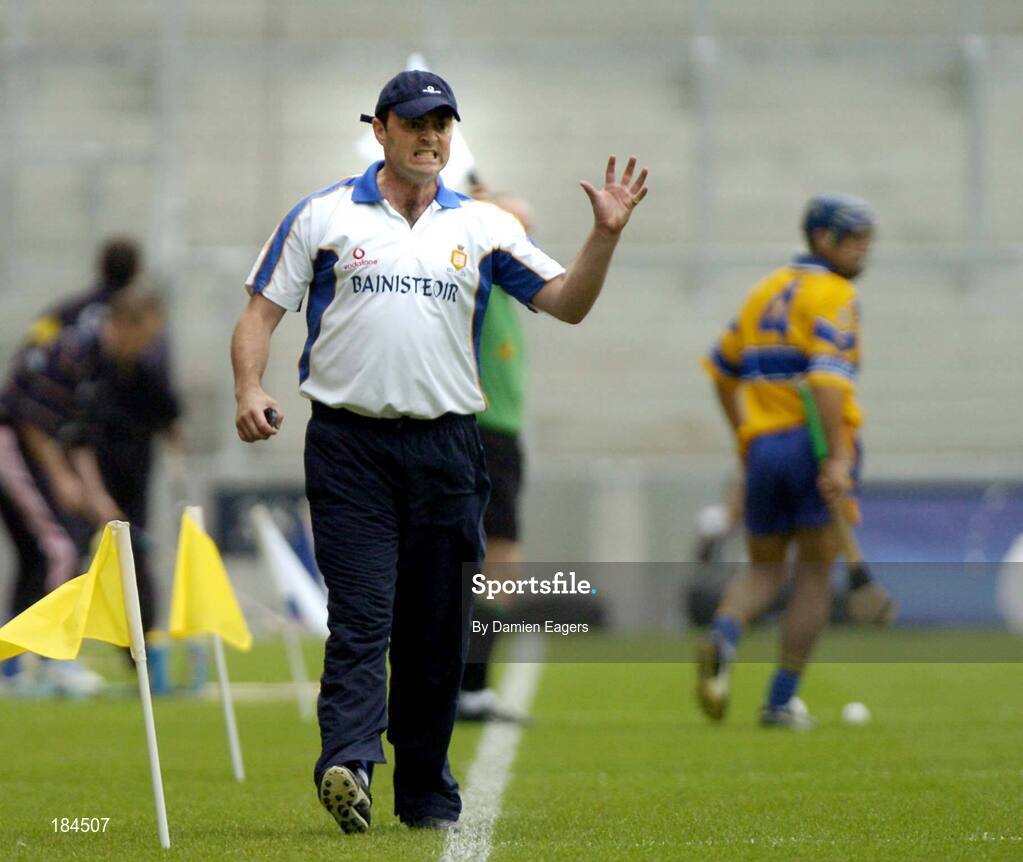24 July 2005; Clare manager Anthony Daly. Guinness All-Ireland Senior Hurling Championship Quarter-Final, Wexford v Clare, Croke Park, Dublin. Picture credit; Damien Eagers / SPORTSFILE