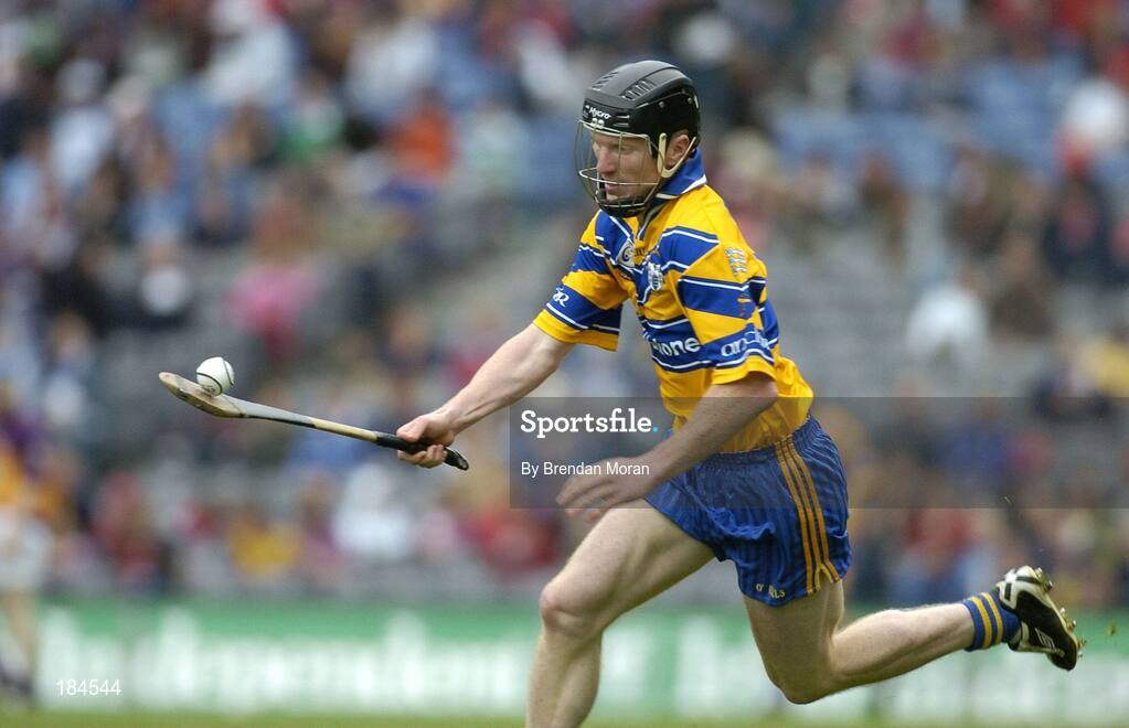 24 July 2005; Niall Gilligan, Clare. Guinness All-Ireland Senior Hurling Championship Quarter-Final, Wexford v Clare, Croke Park, Dublin. Picture credit; Brendan Moran / SPORTSFILE