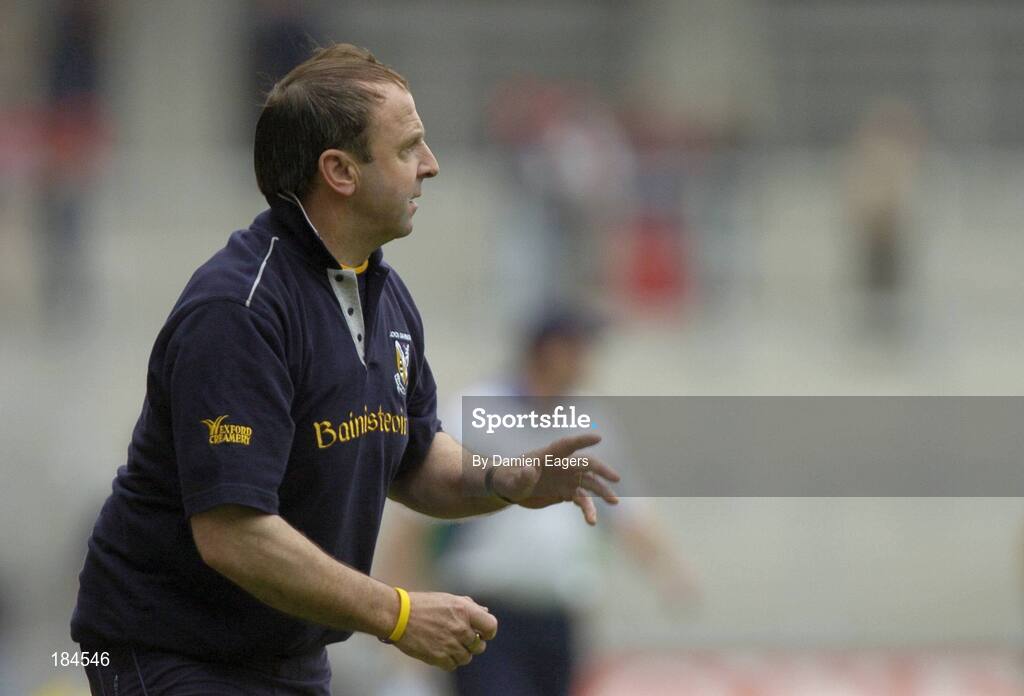 24 July 2005; Seamus Murphy, Wexford manager. Guinness All-Ireland Senior Hurling Championship Quarter-Final, Wexford v Clare, Croke Park, Dublin. Picture credit; Damien Eagers / SPORTSFILE