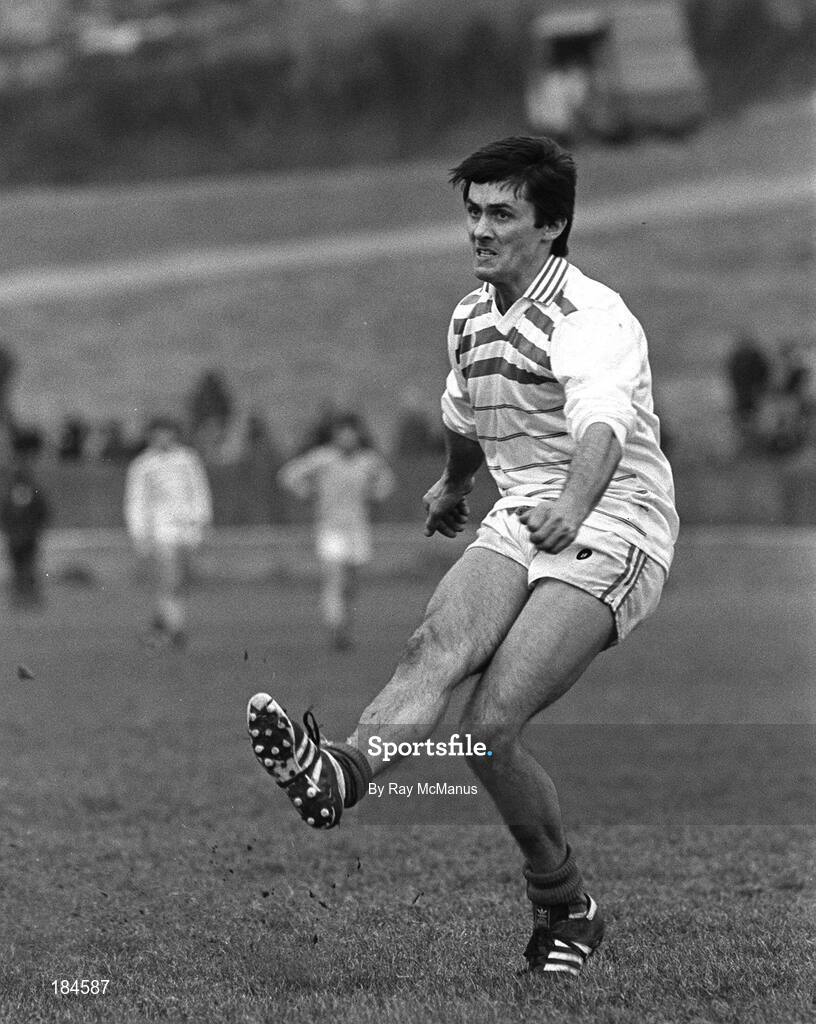 17 February 1985; Jim Reilly of Cavan in action during the National Football League Division 3 Play-off match between Cavan and Longford at Breffni Park, Cavan. Photo by Ray McManus/Sportsfile