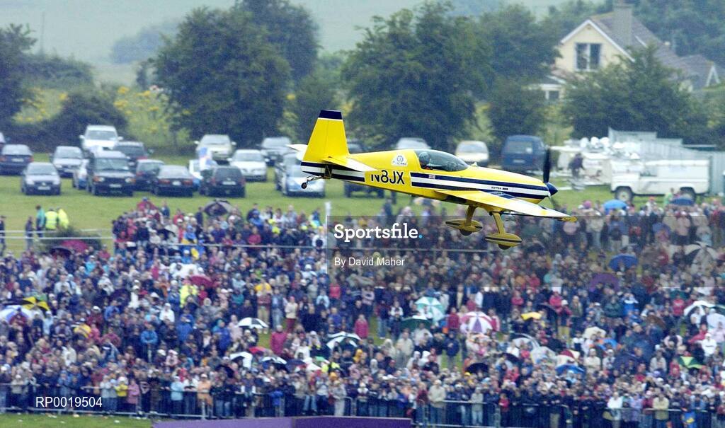 24 July 2005; Steve Jones, Great Britain, in his Extra 330S aircraft, during the Red Bull Air Race. Cashel, Co. Tipperary. Picture credit; David Maher / SPORTSFILE
