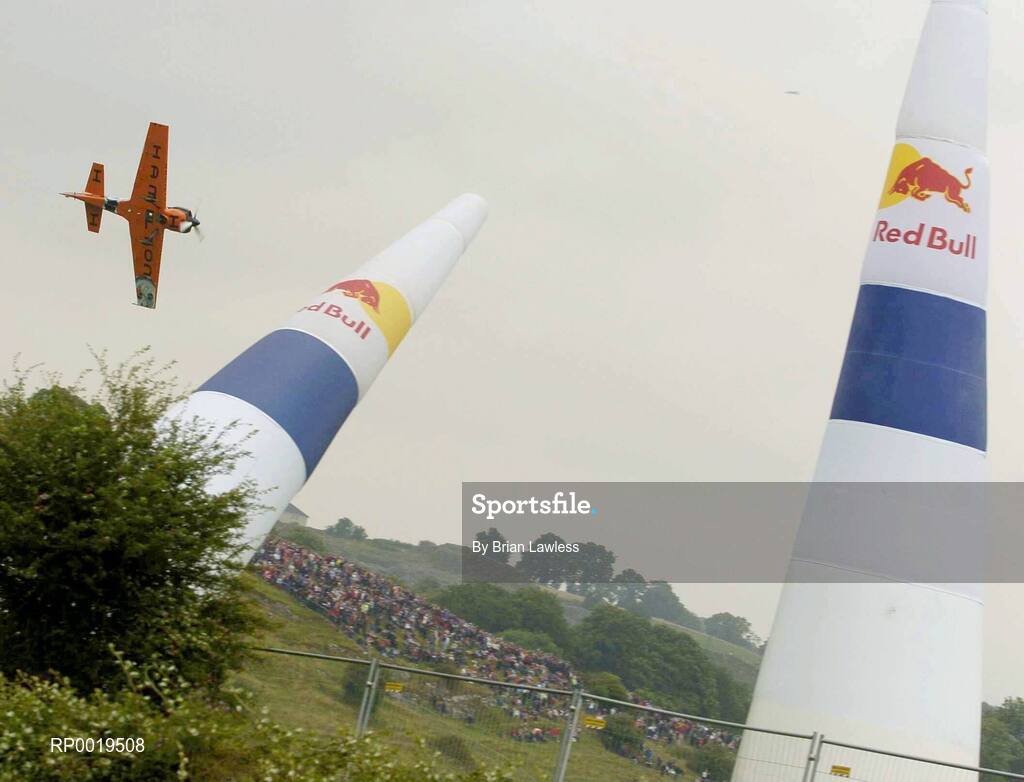 24 July 2005; Nicolas Ivanoff, of France, in his CAP 232/Extra 230 in action during the Red Bull Air Race. Cashel, Co. Tipperary. Picture credit; Brian Lawless / SPORTSFILE