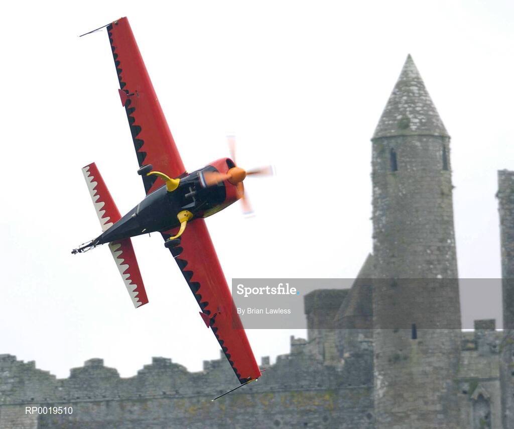24 July 2005; Eventual second place Nicolas Ivanoff, France, in his CAP 232/Extra 230 in action during the Red Bull Air Race. Cashel, Co. Tipperary. Picture credit; Brian Lawless / SPORTSFILE