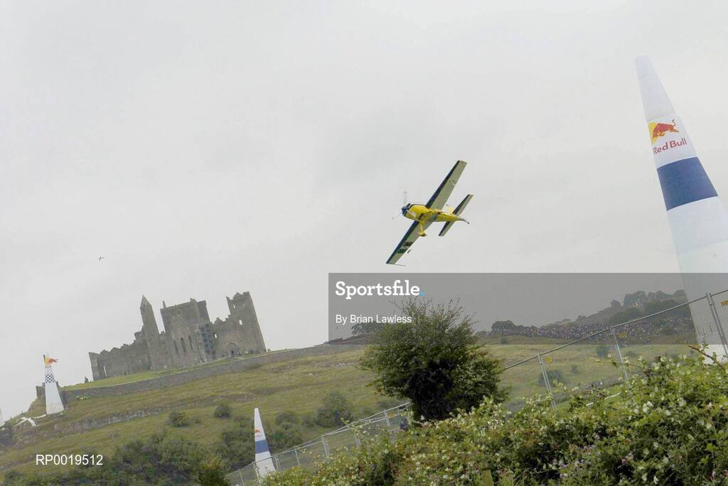 24 July 2005; Pilot Steve Jones of Great Britain in action during the Red Bull Air Race. Cashel, Co. Tipperary. Picture credit; Brian Lawless / SPORTSFILE