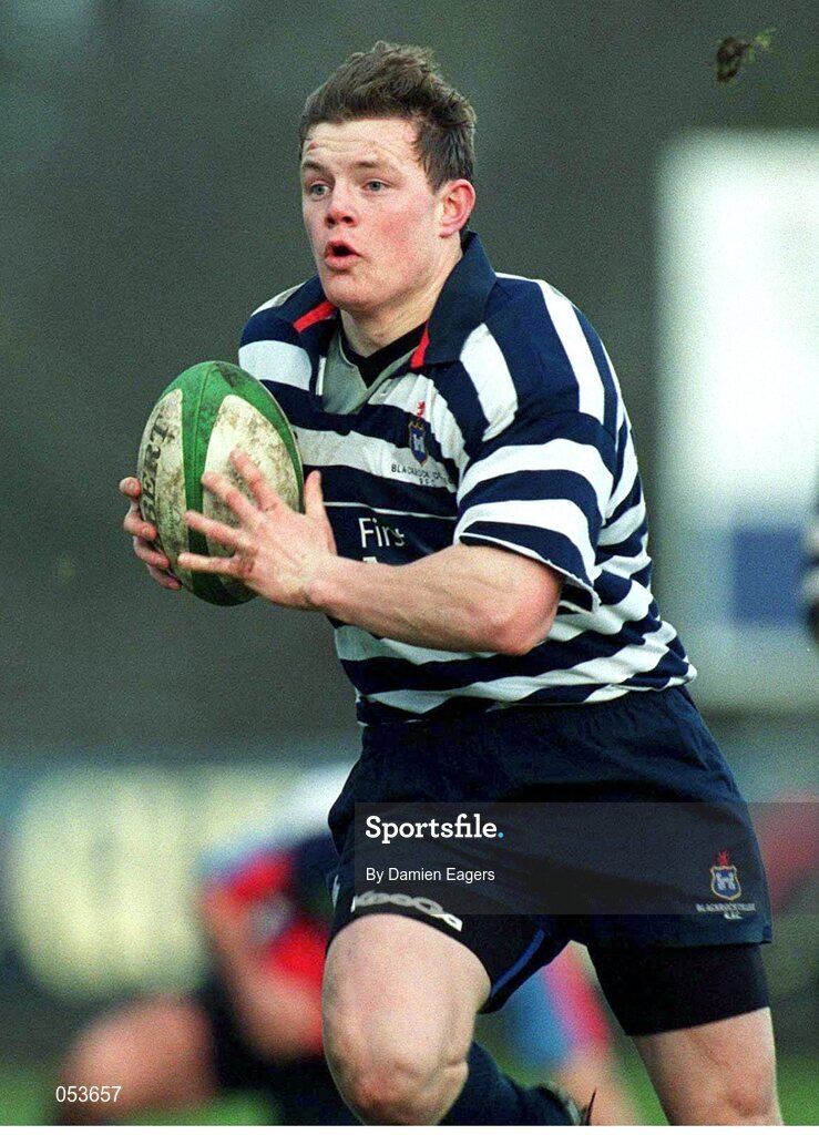 22 January 2000; Brian O'Driscoll, Blackrock College. AIB League Rugby, Division 2, Blackrock College v Belfast Harlequinns, Stradbrook, Dublin. Picture credit: Damien Eagers / SPORTSFILE