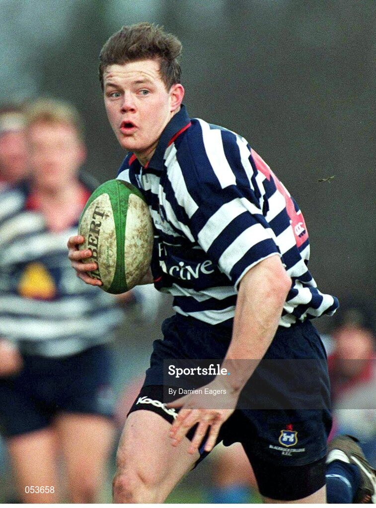22 January 2000; Brian O'Driscoll, Blackrock College. AIB League Rugby, Division 2, Blackrock College v Belfast Harlequinns, Stradbrook, Dublin. Picture credit: Damien Eagers / SPORTSFILE