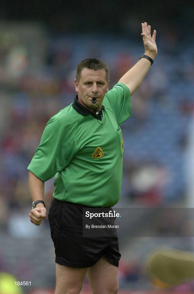 24 July 2005; Brian Gavin, Referee. Guinness All-Ireland Senior Hurling Championship Quarter-Final, Wexford v Clare, Croke Park, Dublin. Picture credit; Brendan Moran / SPORTSFILE