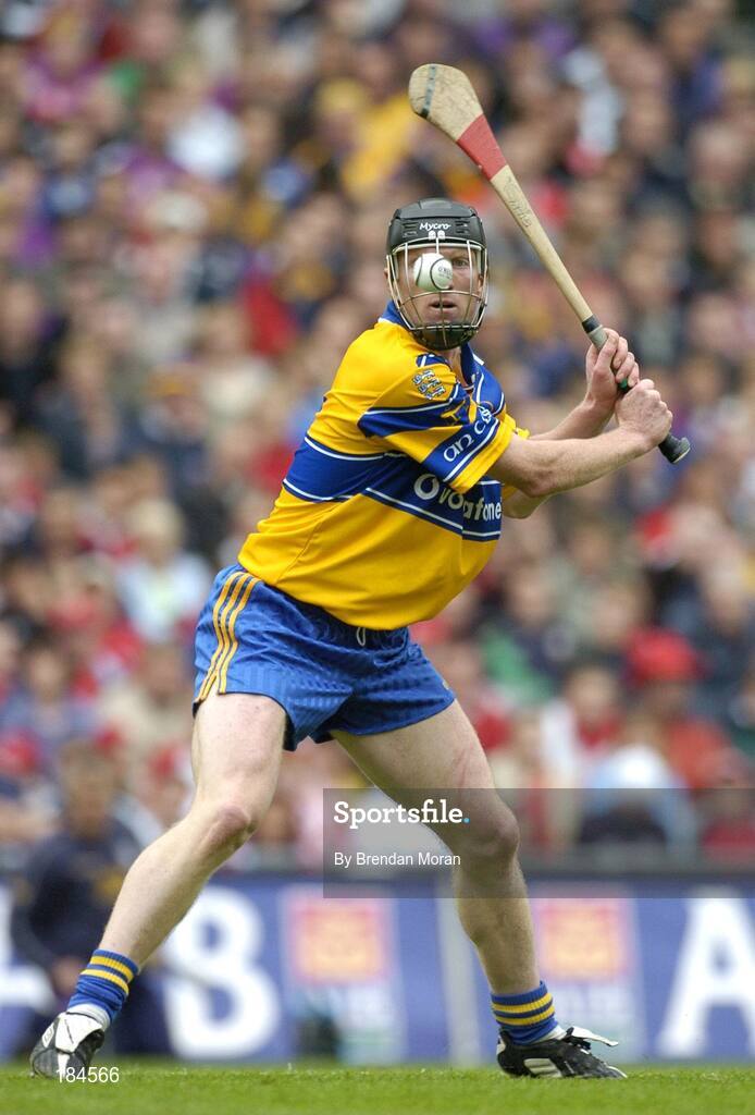 24 July 2005; Niall Gilligan, Clare. Guinness All-Ireland Senior Hurling Championship Quarter-Final, Wexford v Clare, Croke Park, Dublin. Picture credit; Brendan Moran / SPORTSFILE
