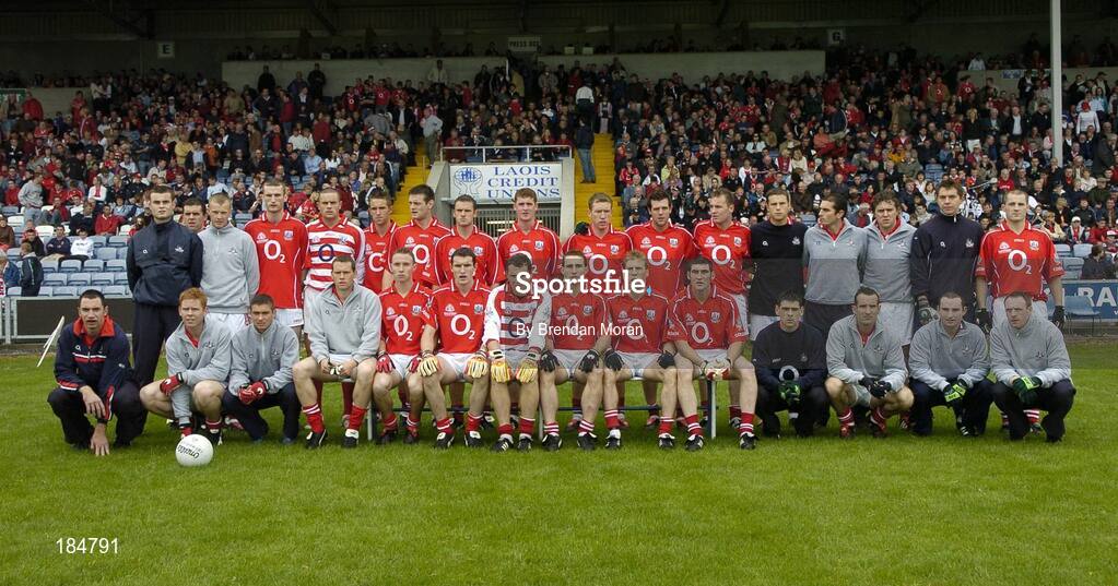 30 July 2005; The Cork squad. Bank of Ireland Football Championship qualifiers, Round 4. Cork v Sligo, O'Moore Park, Portlaoise, Co. Laois. Picture credit; Brendan Moran / SPORTSFILE