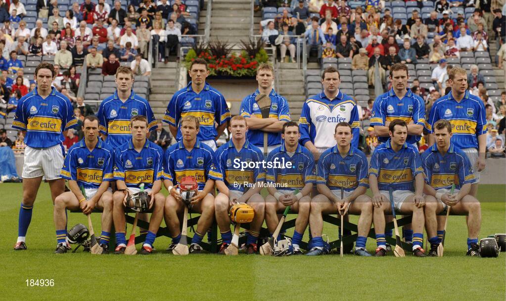 31 July 2005; The Tipperary team. Guinness All-Ireland Senior Hurling Championship Quarter-Final, Galway v Tipperary, Croke Park, Dublin. Picture credit; Ray McManus / SPORTSFILE