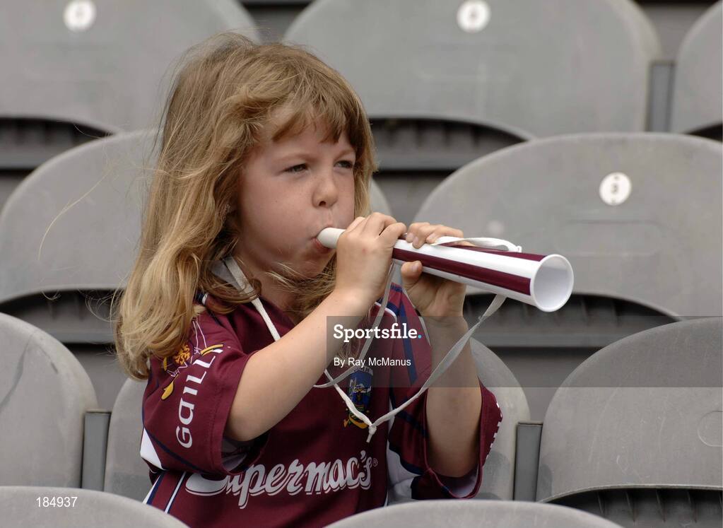 31 July 2005; Michelle Mitchell, from Portumna, Co. Galway, at the game. Guinness All-Ireland Senior Hurling Championship Quarter-Final, Galway v Tipperary, Croke Park, Dublin. Picture credit; Ray McManus / SPORTSFILE