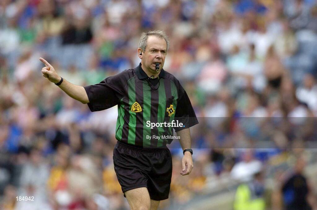 31 July 2005; Referee Aodán Mac Suibhne. Guinness All-Ireland Senior Hurling Championship Quarter-Final, Galway v Tipperary, Croke Park, Dublin. Picture credit; Ray McManus / SPORTSFILE