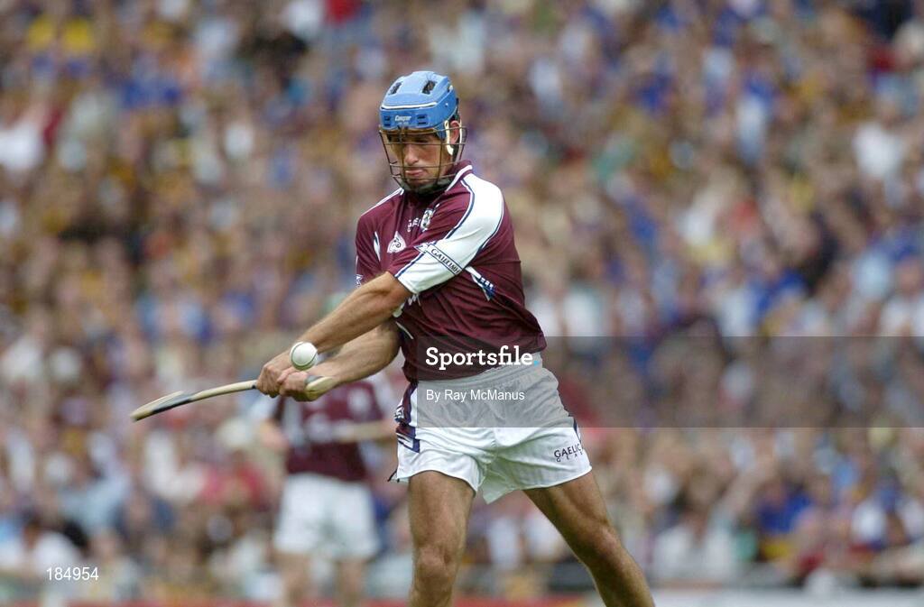 31 July 2005; David Tierney, Galway. Guinness All-Ireland Senior Hurling Championship Quarter-Final, Galway v Tipperary, Croke Park, Dublin. Picture credit; Ray McManus / SPORTSFILE