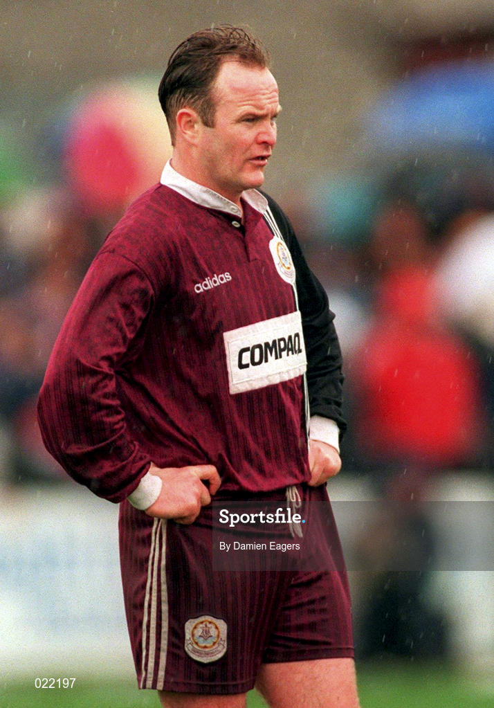 4 April 1999; Ricky O'Flaherty of Galway United during the Harp Lager FAI Cup Semi-Final match between Galway United United and Finn Harps at Terryland park in Galway. Photo by Damien Eagers/Sportsfile