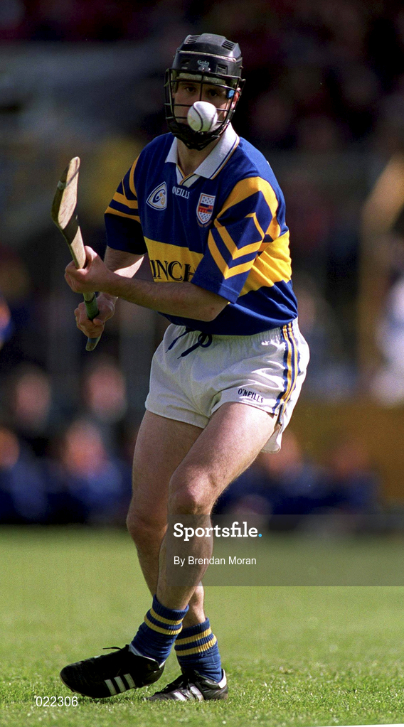 18 April 1999; Thomas Dunne of Tipperary during the Church and General National Hurling League Division 1B match between Tipperary and Waterford at Semple Stadium in Thurles, Tipperary. Photo by Brendan Moran/Sportsfile