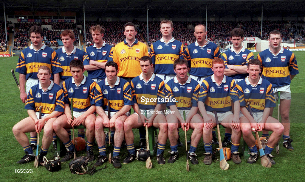 18 April 1999; The Tipperary team prior to the Church and General National Hurling League Division 1B match between Tipperary and Waterford at Semple Stadium in Thurles, Tipperary. Photo by Brendan Moran/Sportsfile