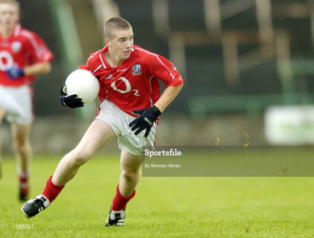 30 July 2005; Colm O'Neill, Cork. All-Ireland Minor Football Championship Quarter Final, Cork v Offaly, O'Moore Park, Portlaoise, Co. Laois. Picture credit; Brendan Moran / SPORTSFILE