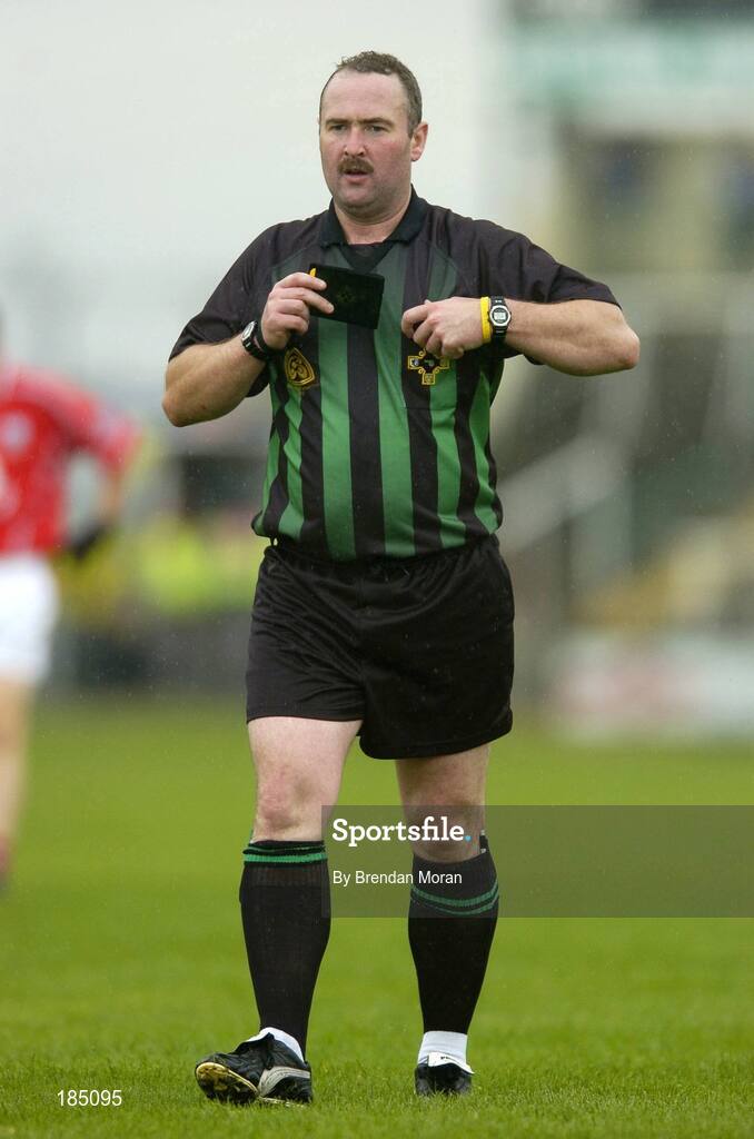 30 July 2005; Martin Sludden, Referee. All-Ireland Minor Football Championship Quarter Final, Cork v Offaly, O'Moore Park, Portlaoise, Co. Laois. Picture credit; Brendan Moran / SPORTSFILE