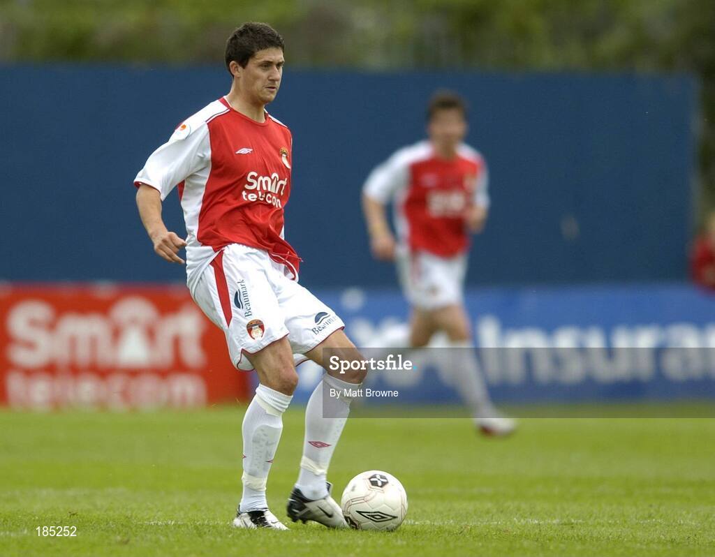 31 July 2005; Alan Reilly, St Patrick's Athletic. eircom League, Premier Division, St Patrick's Athletic v Cork City, Richmond Park, Dublin. Picture credit; Matt Browne / SPORTSFILE