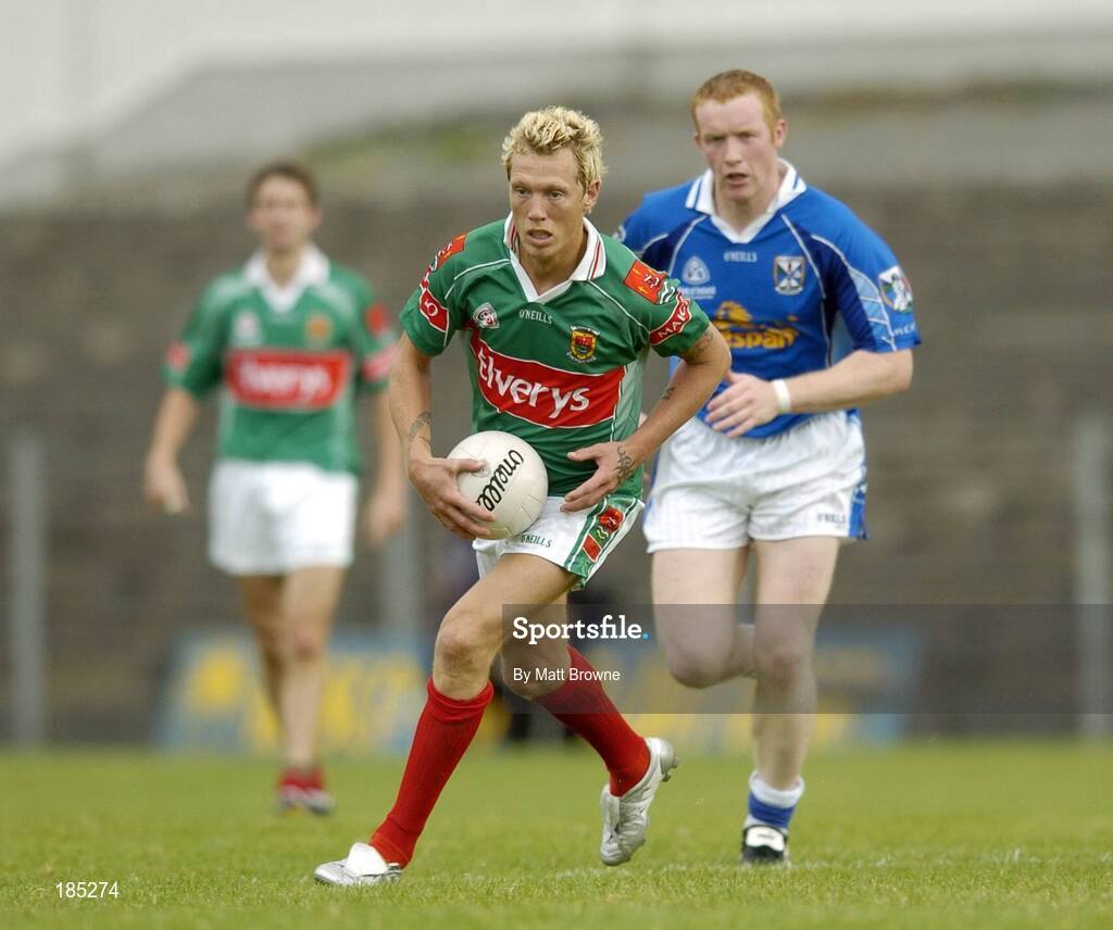 30 July 2005; Ciaran McDonnell, Mayo, in action against, Cavan. Bank of Ireland Football Championship qualifer, Round 4. Mayo v Cavan, Dr. Hyde Park, Roscommon. Picture credit; Matt Browne / SPORTSFILE