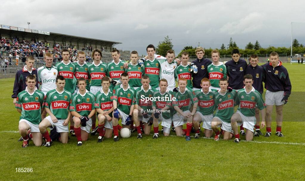 30 July 2005; The Mayo Panel. All-Ireland Minor Football Quarter-Final, Mayo v Armagh, Dr. Hyde Park, Roscommon. Picture credit; Matt Browne / SPORTSFILE