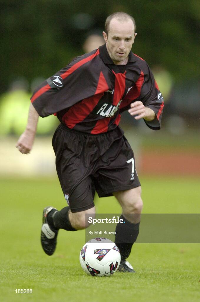 28 July 2005; Alan Kirby, Longford Town. UEFA Cup, First Qualifying Round, 2nd Leg, Carmarthen Town v Longford Town, Latham Park, Newtown, Wales. Picture credit; Matt Browne / SPORTSFILE