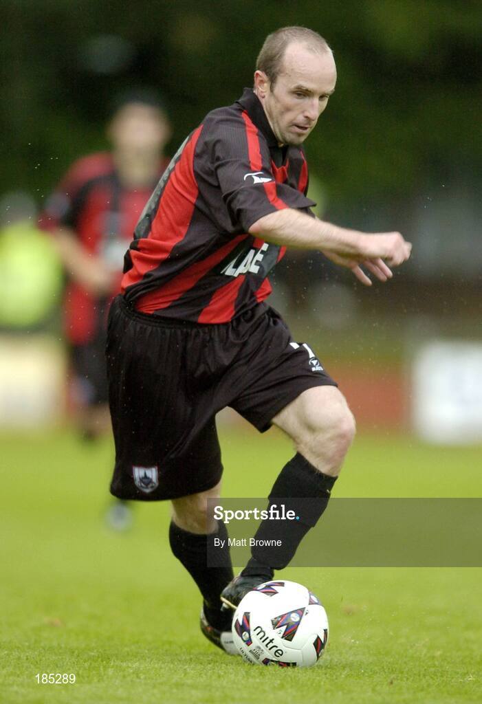 28 July 2005; Alan Kirby, Longford Town. UEFA Cup, First Qualifying Round, 2nd Leg, Carmarthen Town v Longford Town, Latham Park, Newtown, Wales. Picture credit; Matt Browne / SPORTSFILE