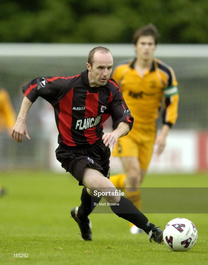 28 July 2005; Alan Kirby, Longford Town. UEFA Cup, First Qualifying Round, 2nd Leg, Carmarthen Town v Longford Town, Latham Park, Newtown, Wales. Picture credit; Matt Browne / SPORTSFILE