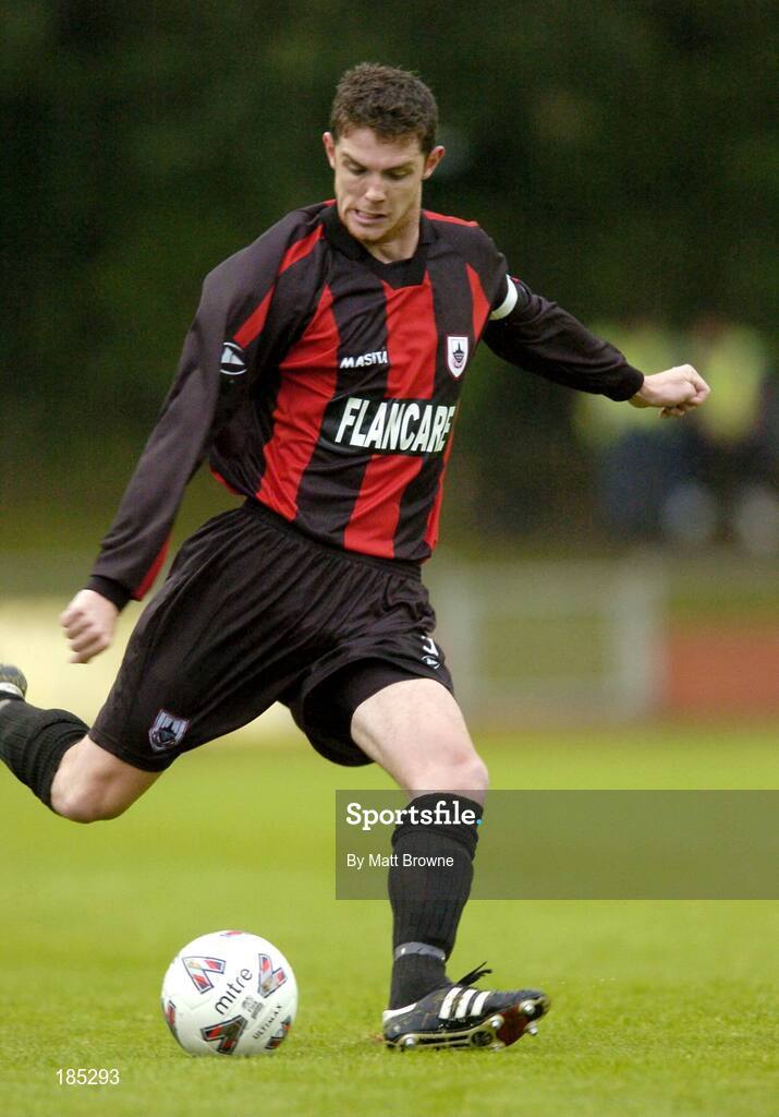 28 July 2005; Barry Ferguson, Longford Town. UEFA Cup, First Qualifying Round, 2nd Leg, Carmarthen Town v Longford Town, Latham Park, Newtown, Wales. Picture credit; Matt Browne / SPORTSFILE