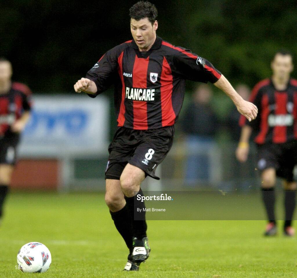28 July 2005; Dean Fitzgerald, Longford Town. UEFA Cup, First Qualifying Round, 2nd Leg, Carmarthen Town v Longford Town, Latham Park, Newtown, Wales. Picture credit; Matt Browne / SPORTSFILE
