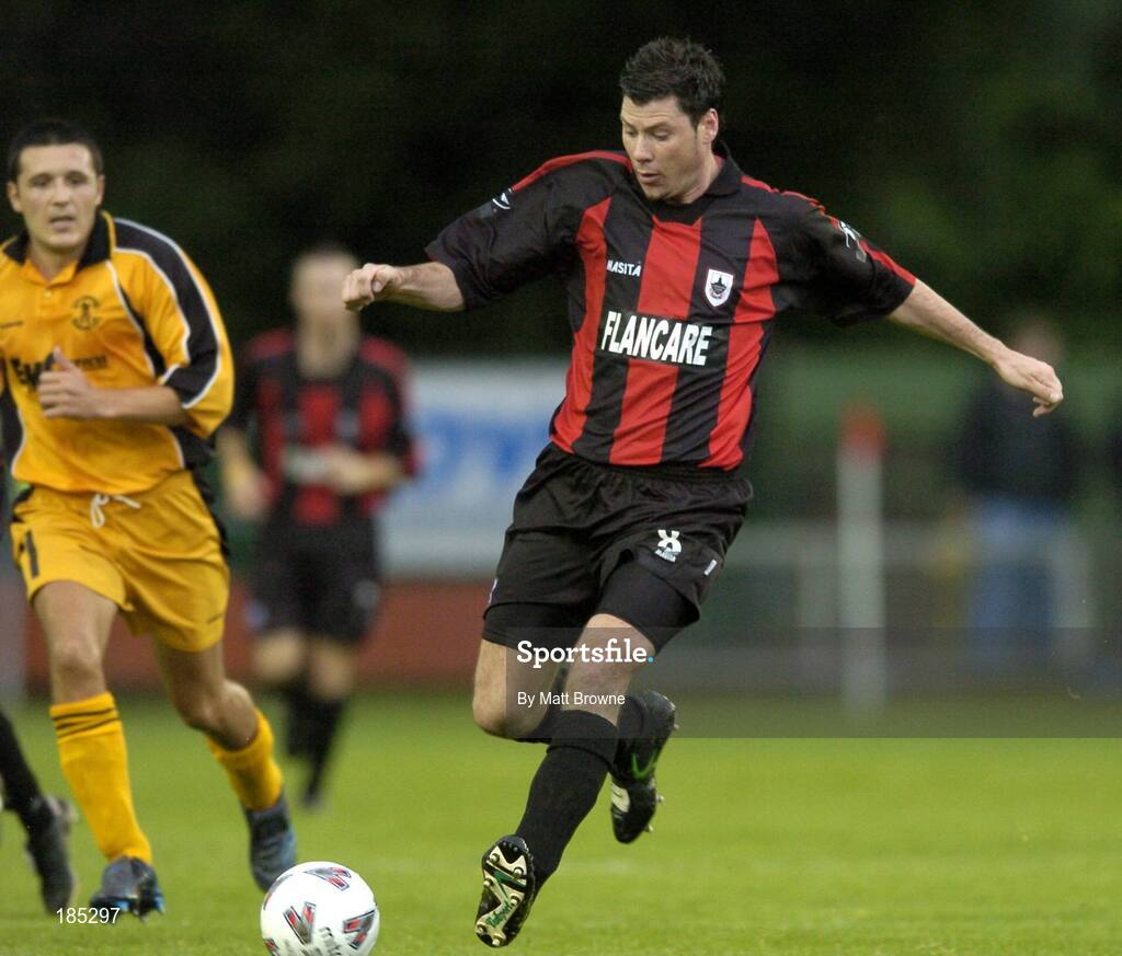 28 July 2005; Dean Fitzgerald, Longford Town. UEFA Cup, First Qualifying Round, 2nd Leg, Carmarthen Town v Longford Town, Latham Park, Newtown, Wales. Picture credit; Matt Browne / SPORTSFILE