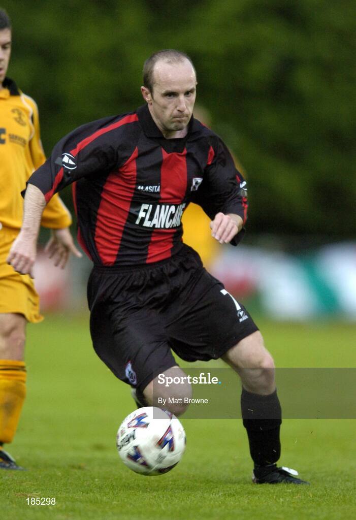 28 July 2005; Alan Kirby, Longford Town. UEFA Cup, First Qualifying Round, 2nd Leg, Carmarthen Town v Longford Town, Latham Park, Newtown, Wales. Picture credit; Matt Browne / SPORTSFILE