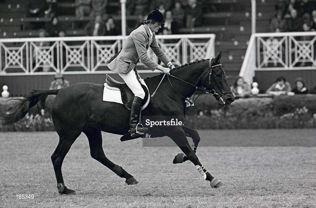 Circa April 1981; Showjumping star Con Power at the RDS, Ballsbridge, Dublin. Picture credit; Ray McManus / SPORTSFILE