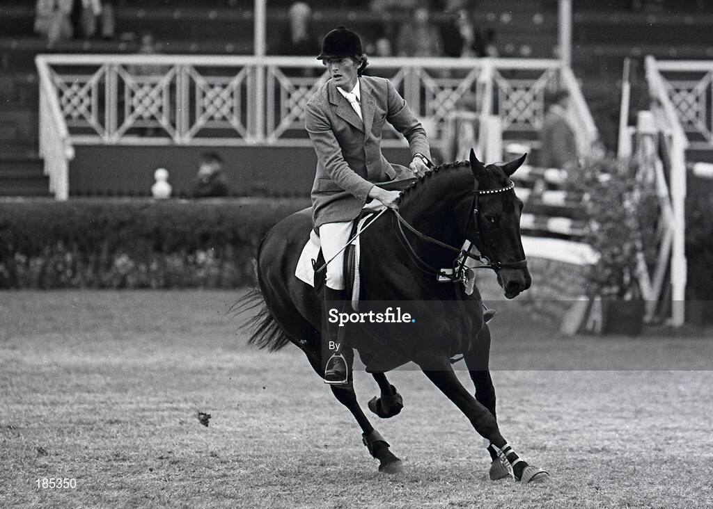 Circa April 1981; Showjumping star Con Power at the RDS, Ballsbridge, Dublin. Picture credit; Ray McManus / SPORTSFILE