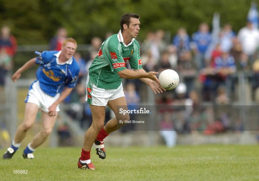 30 July 2005; Michael Moyles, Mayo, in action against Cavan. Bank of Ireland Football Championship qualifer, Round 4. Mayo v Cavan, Dr. Hyde Park, Roscommon. Picture credit; Matt Browne / SPORTSFILE
