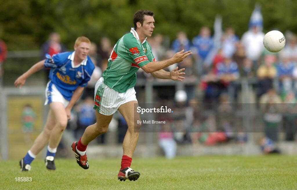 30 July 2005; Michael Moyles, Mayo, in action against, Cavan. Bank of Ireland Football Championship qualifer, Round 4. Mayo v Cavan, Dr. Hyde Park, Roscommon. Picture credit; Matt Browne / SPORTSFILE