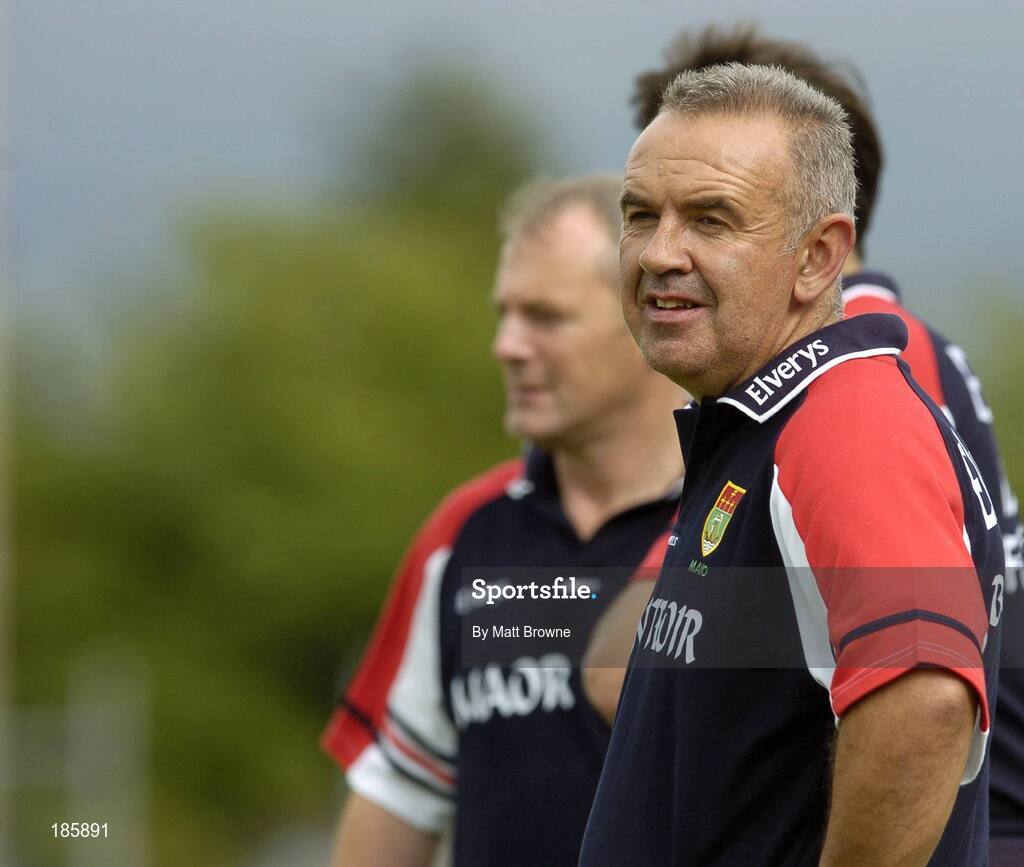 30 July 2005; Eugene Ivers, Mayo manager. All-Ireland Minor Football Quarter-Final, Mayo v Armagh, Dr. Hyde Park, Roscommon. Picture credit; Matt Browne / SPORTSFILE