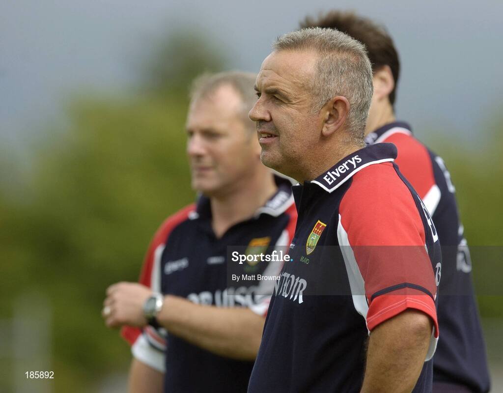 30 July 2005; Eugene Ivers, Mayo manager. All-Ireland Minor Football Quarter-Final, Mayo v Armagh, Dr. Hyde Park, Roscommon. Picture credit; Matt Browne / SPORTSFILE