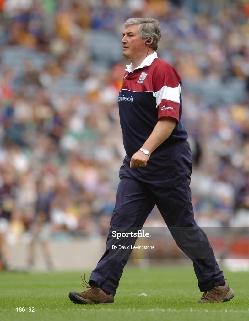 31 July 2005; Conor Hayes, Galway manager. Guinness All-Ireland Hurling Championship, Quarter-Final. Galway v Tipperary, Croke Park, Dublin. Picture credit; David Levingstone / SPORTSFILE