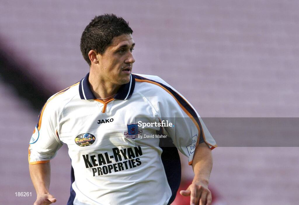 22 July 2005; Alan Reilly, Drogheda United. eircom League, Premier Division, Bohemians v Drogheda United, Dalymount Park, Dublin. Picture credit; David Maher / SPORTSFILE