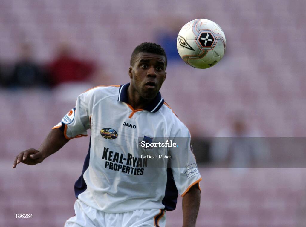 22 July 2005; Jermaine Sandvliet, Drogheda United. eircom League, Premier Division, Bohemians v Drogheda United, Dalymount Park, Dublin. Picture credit; David Maher / SPORTSFILE