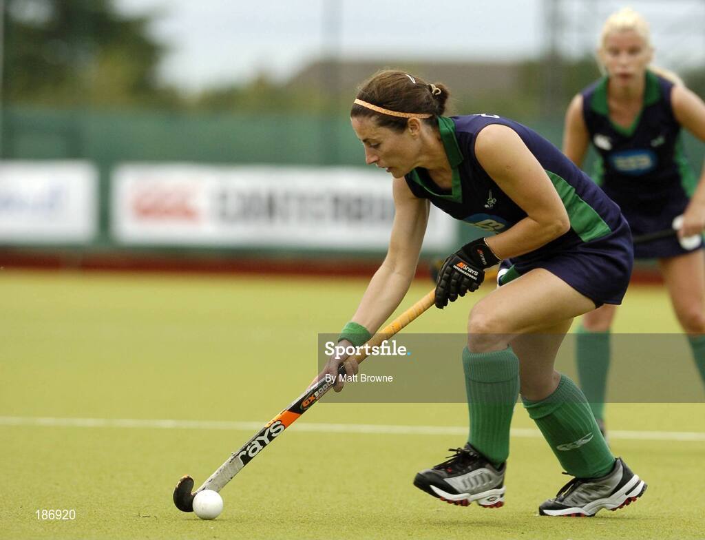 14 August 2005; Fiona Connery, Ireland. 7th Women's European Nations Hockey Championship, Pool A, Ireland v France, Belfield, UCD, Dublin. Picture credit; Matt Browne / SPORTSFILE