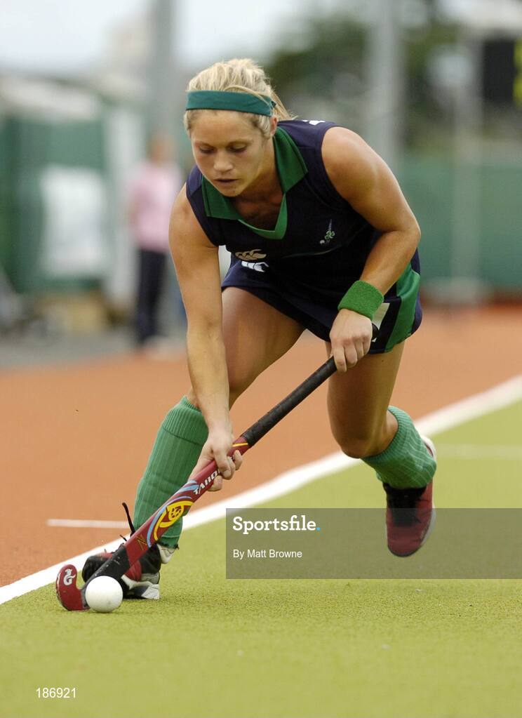 14 August 2005; Jenny McDonough, Ireland. 7th Women's European Nations Hockey Championship, Pool A, Ireland v France, Belfield, UCD, Dublin. Picture credit; Matt Browne / SPORTSFILE
