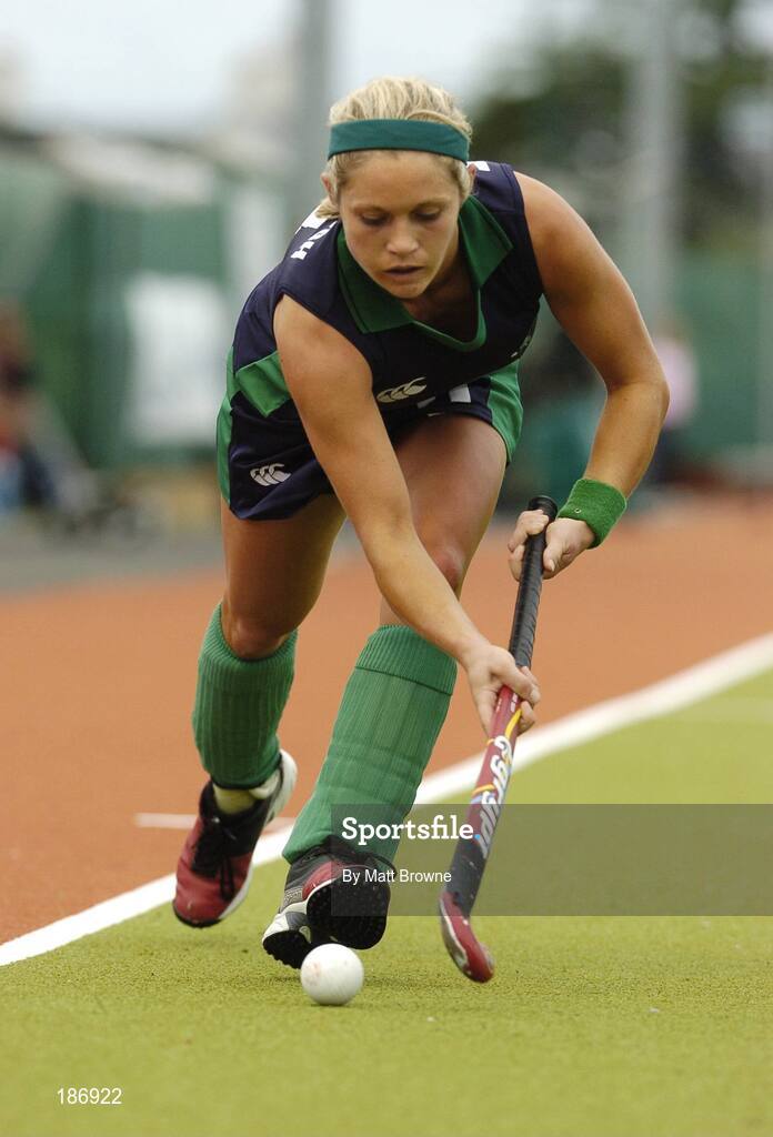 14 August 2005; Jenny McDonough, Ireland. 7th Women's European Nations Hockey Championship, Pool A, Ireland v France, Belfield, UCD, Dublin. Picture credit; Matt Browne / SPORTSFILE